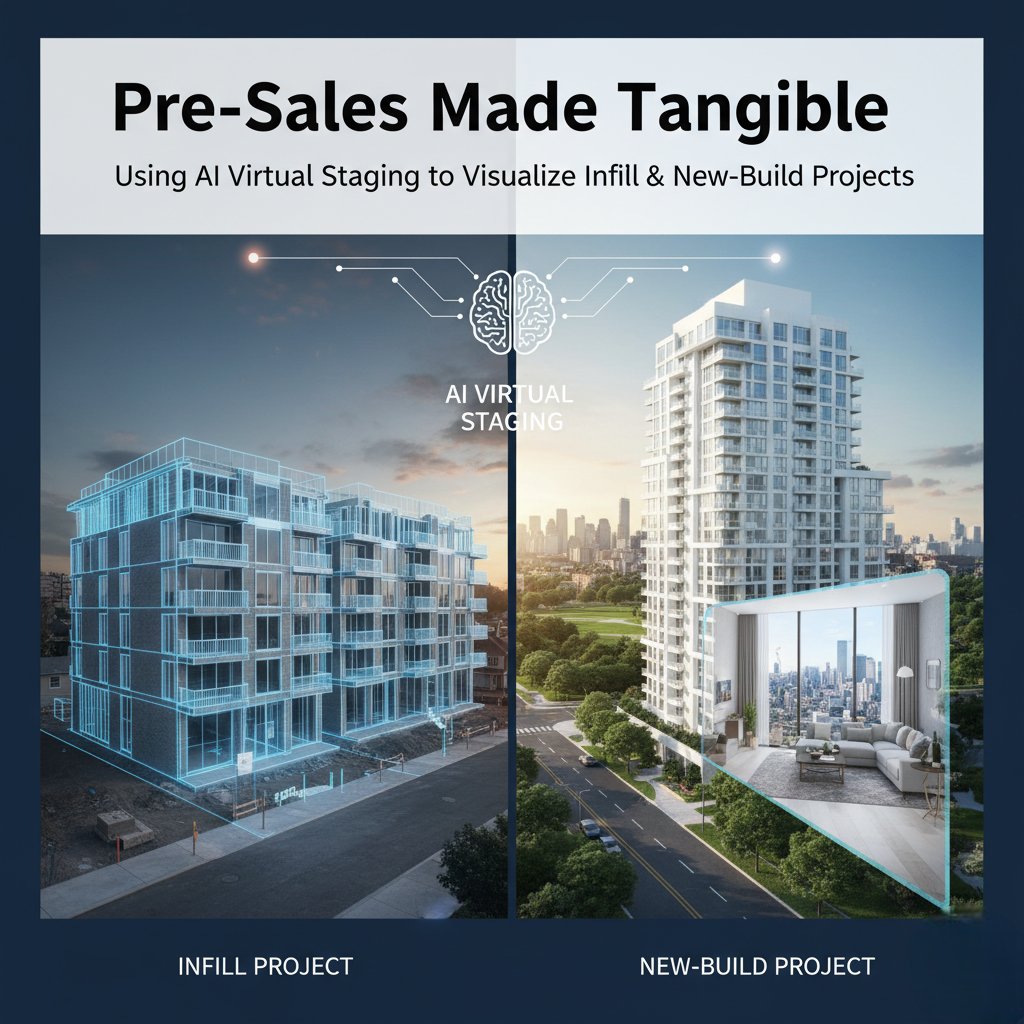 Pre-Sales Made Tangible: Using AI Virtual Staging to Visualize Infill & New-Build Projects